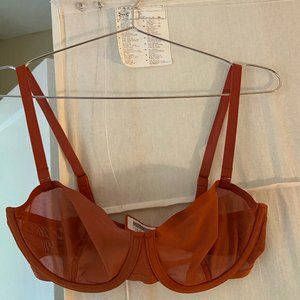 Cuup Balconette Bra 32D Clay Mesh